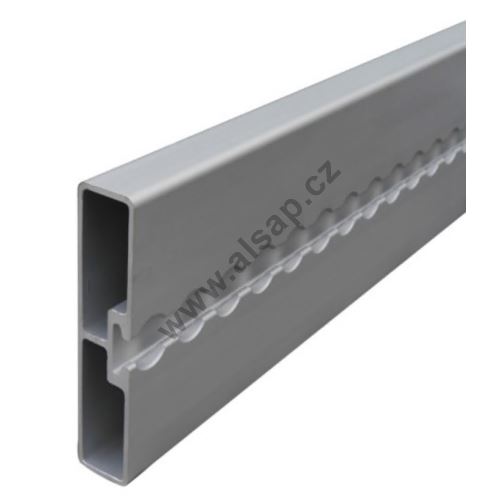 Tarpaulin profile 100x25mm with AirLine system - anodised