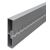 Tarpaulin profile 100x25mm with AirLine system - anodised