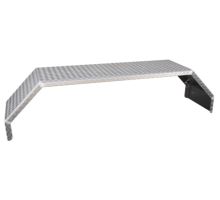 Aluminum fender - diamond/embossed plate - square