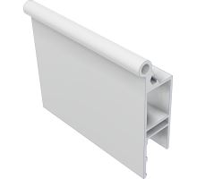 Profile of side door hinge A, 6,500 mm, anodised