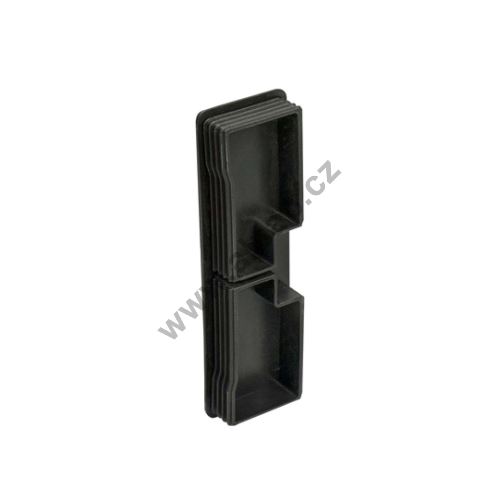 End cap S, for underrun protection with crossbar for TL1210XX - straight (plastic)
