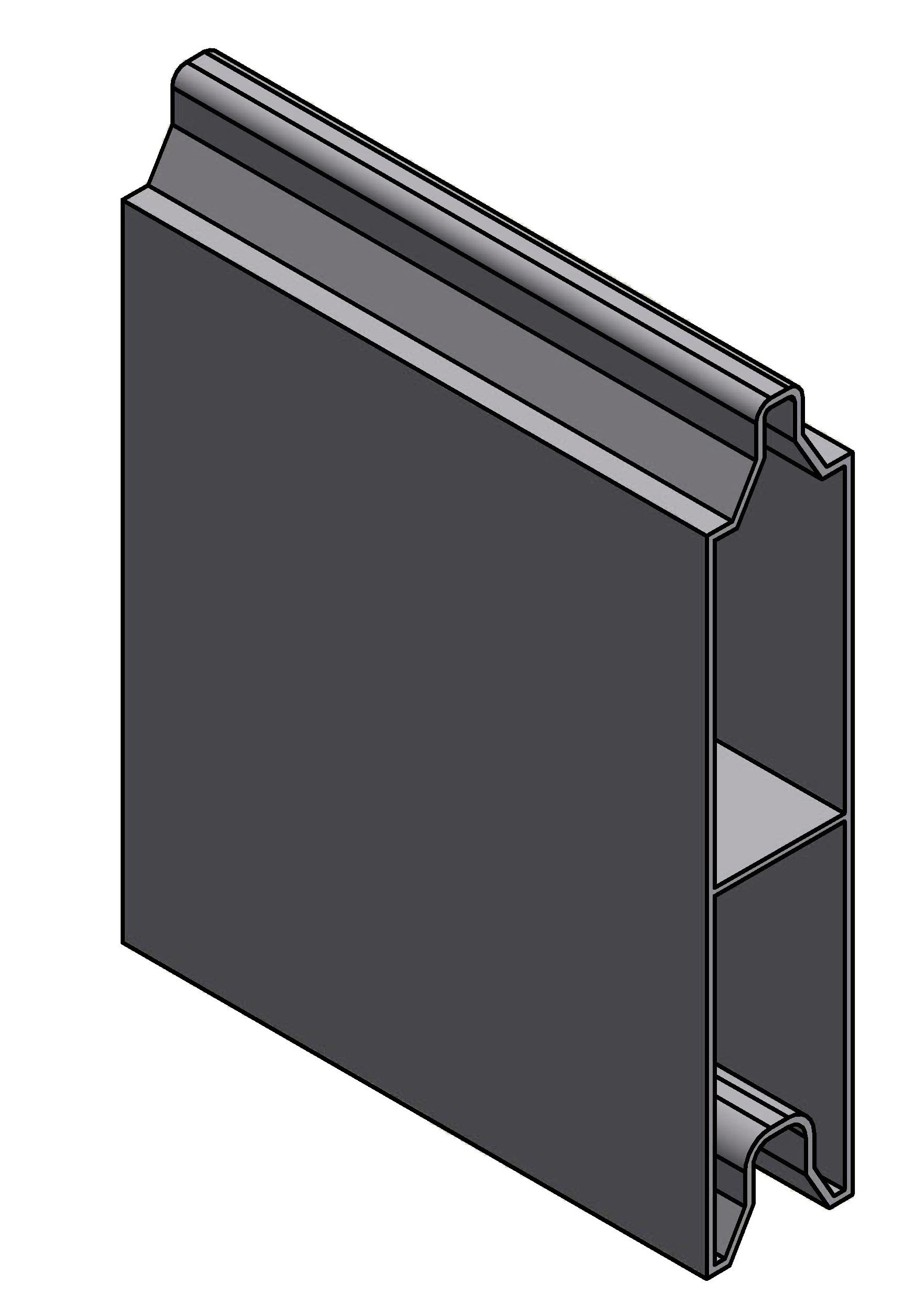 Profil šípový pro CS, 115 mm L - hliník