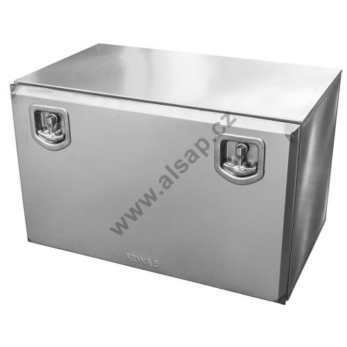 Stainless steel toolbox, from 500 to 1450mm, matte, BAWER H6