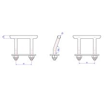 Pi lashing ring – Minnie O10 mm, 1000 daN, for aluminium 70/90 mm, zinc plated (1)