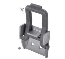 Steel lashing ring holder for aluminium/steel frame, 2000 kg, PINGUIN (2)