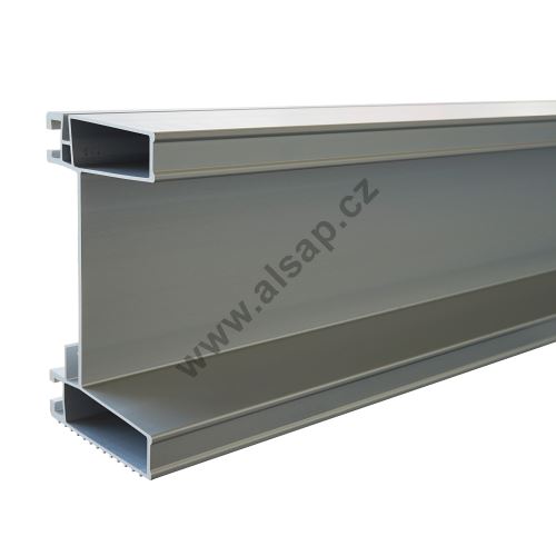 Rear bumper 2400 mm, R58-03, type 564040, without holes and end caps, anodized