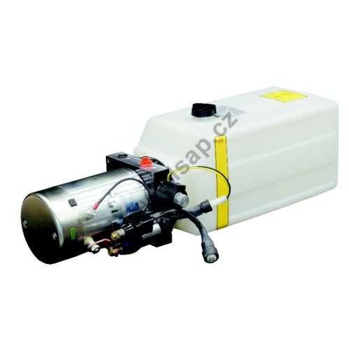 Electro-hydraulic pump 12V, SPX, 180 bar, tank 7.2l - with output for hand pump