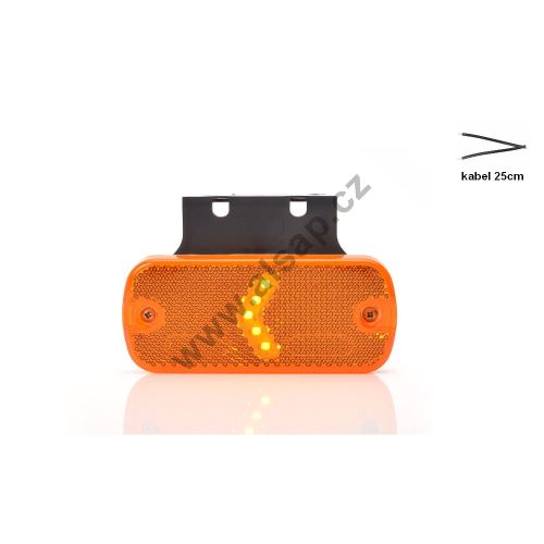 LED Side Position Light Orange, W127 45 x 105