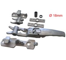 Rear doors lock 18mm, PULL, zinc