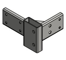 Corner bracket for CS12/108.90 mm, 100/4/40, front, for front reinforcement