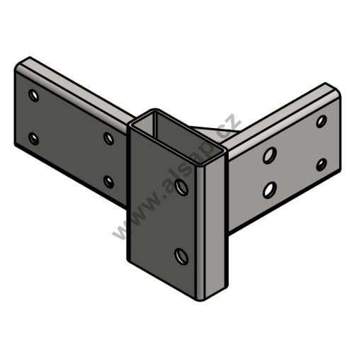 Corner bracket for CS12/108.90 mm, 100/4/40, front, for front reinforcement