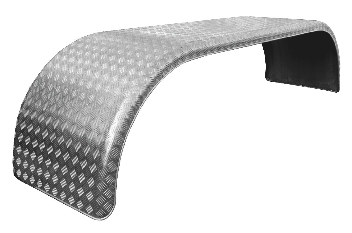 Blatník tandem - slzičkový plech š 650, r 650, s 2750, v 670 mm, d6536 alq