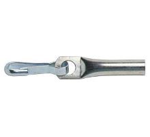 Wire end with carabiner