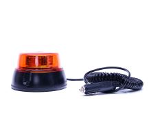LED oranžový maják, 1 mód, 12-24V, magnet, spirálový kabel 3m, zástrčka do autozapalovače (1)