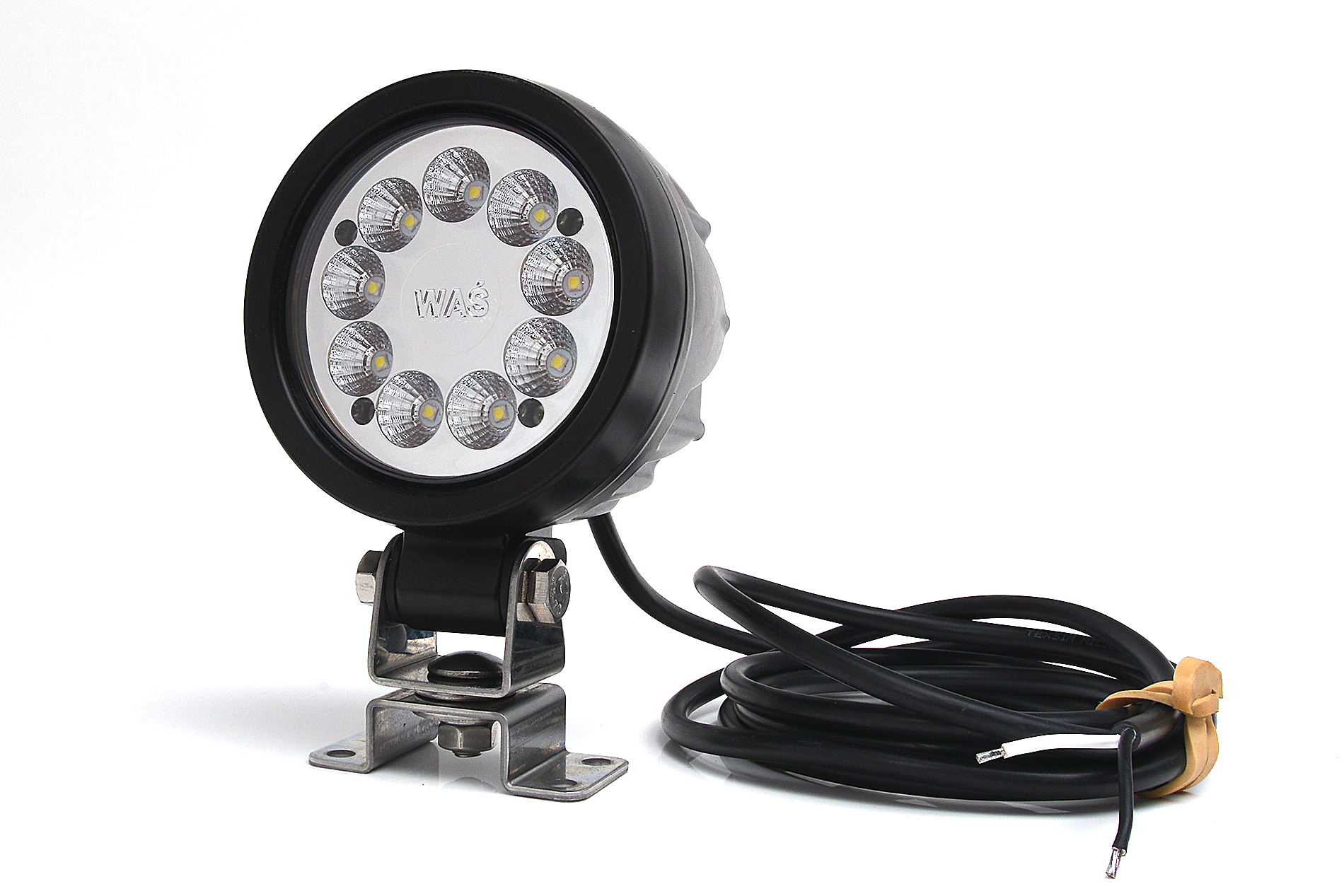 Pracovní světlo 9 led 5000 lm / 47,5w, w162 černý hliníkový kryt, o 108, h 47 mm, new