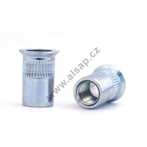 Counterbore M6 rivet nut for material thickness 1.5-4mm, zinc-plated