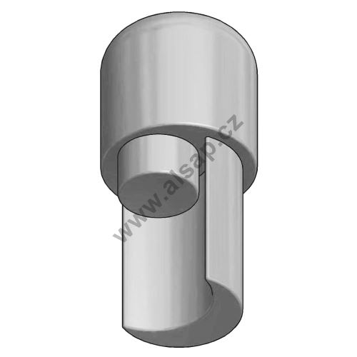 Upper end piece for o27mm, DELTA
