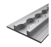 Lišta AirLine o20 mm al, na povrch 65x10 mm 5501, od 3 000 - 6 000 mm, hliník (834)