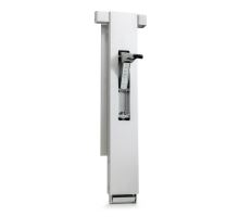 AL left rear pillar with flange, pocket, receiver, without sup.stand, anod., 400-600 mm (1)