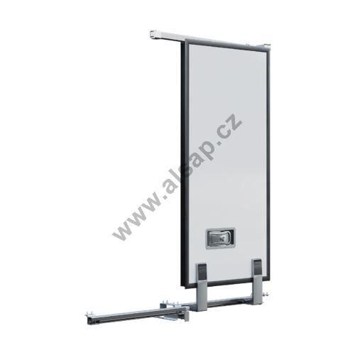 SKIRION–sliding side doors for panel cabinets from 40–80mm, width 900-1300mm, sliding to t
