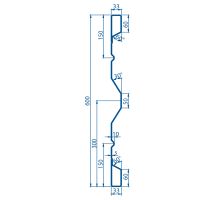 Steel sidewall HV 600/2 mm (2)