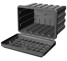 Plastic toolbox, from 400 to 1000 mm, from 25 l - 135 l, with BAWER logo, E0 (1)