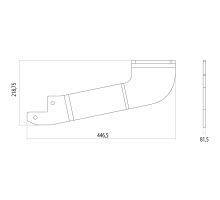 Mounting kit for rear step Peddy, Renault Master 2010+, Opel Movano 2010-2021, LOKHEN (2)