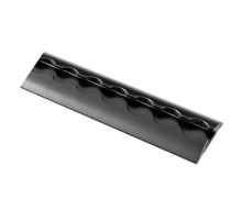 Lišta AirLine o20 mm al, na povrch ovál 50x12 mm, od 1000 - 2000 mm, bez otvorů, černý lak (1)