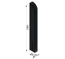 Pocket/holder for tarpaulin board for Hestal Variomaster post, l=463 mm (1)