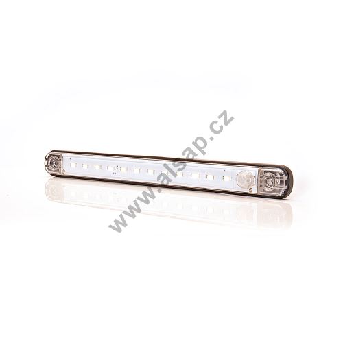 Inner light LED  12 led Osram / 12V, bílé 238 x 21 x 10 mm, 365 lm SENZOR