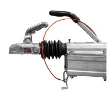 Dvouosý sklopný bržděný autopřepravník, 4500 x 2100 mm, celková hmotnost 2 700 kg (2)