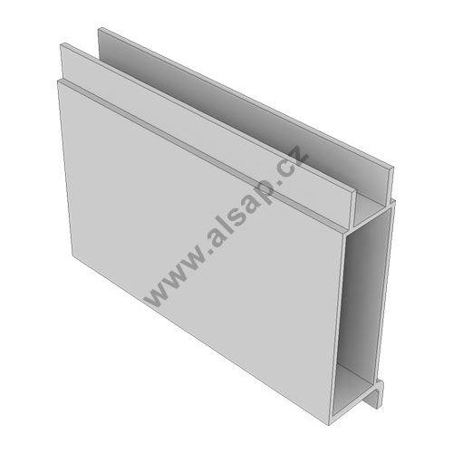Bottom profile for tipper dropside, 88x30 mm (1)