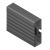 Profile of BABY side underrun protection, Wave, 75/25 mm, black anodised