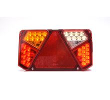 Rear combination LED taillight, 245 x 135 x 36.5 mm, cable, for trailers and caravans (2)