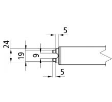 Load lock bar, Zn, o42 mm, 1430-3100 mm (o19/o24/U9mm) 500 daN DEKRA (1)