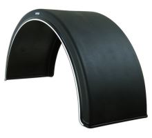 Plastic mudguard WL (white line), from 430 to 720 mm, DOMAR DK16