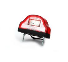 License plate lighting LED, W72 / Red, White