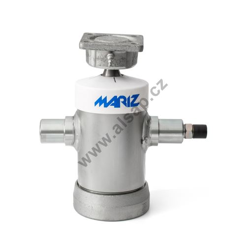 Hydraulic cylinder MARIZ o95mm, 4st, stroke 825mm, zinc, with valve for 1/2" connection (1)