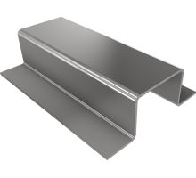 Fixed partition 25 mm - omega guide profile 2380 mm TSE FLAT TOP
