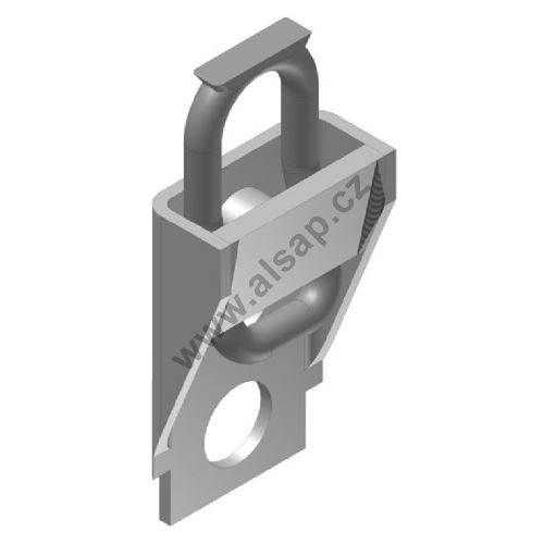 Frame lashing ring 2000 kg – powder coated