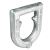 Lashing ring 4 t, forged C45 steel, hot-dip galvanised