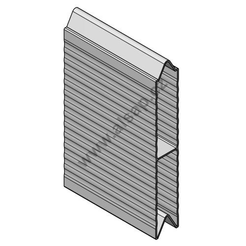 Pyramid WAVE profile for CS, 110 mm L - aluminum / anodised