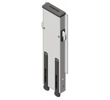 ARMATON drop-side post 600mm, side 106mm, anodized