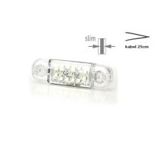 Front LED Position Light BLUE, W97.3 84x24x10 mm, cable 0.25m (557)