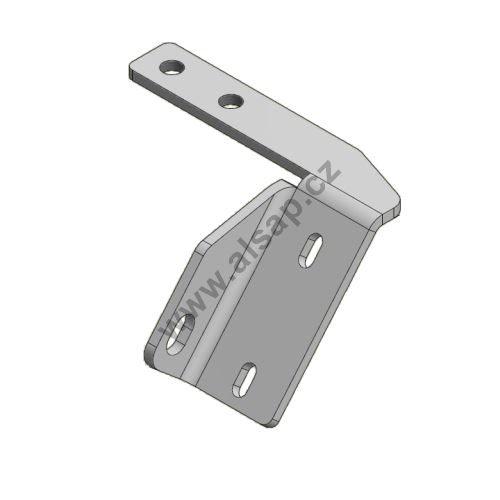 Ratchet holder for column CS light P NEW with plate, slanted- (2)