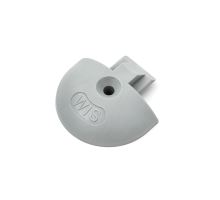 End cap for AirLine track 5503 screw-on, plastic, grey (1)