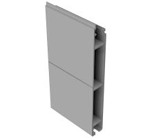 Bottom dropside profile 200mm, HD, reinforced wall, E-Max - (aluminum/anodised) (1)
