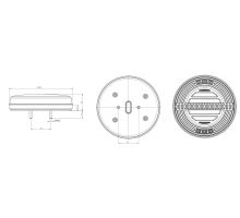 Rear combination LED light W193DD, P, o142mm (5)