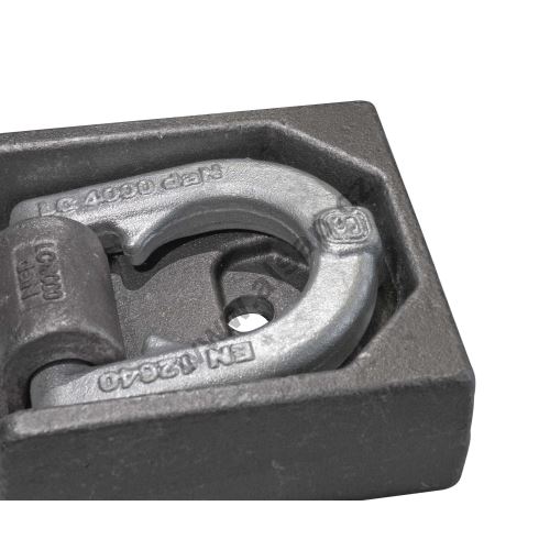 Lashing ring 4 t, complete set