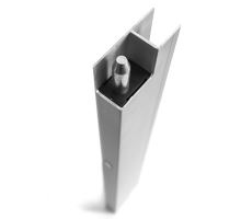 Dropside lock with stainless steel handle, L/R, 310-1000 mm, without flange (3)